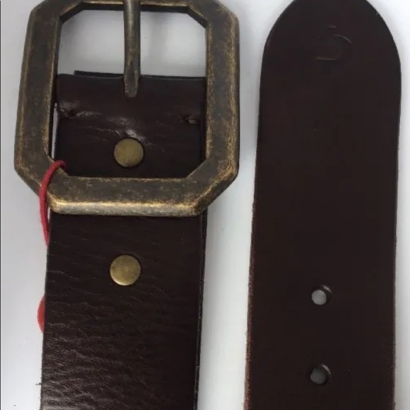 New True Religion Unisex Braided Belt Leather Brown 28 - Picture 5 of 7